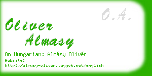 oliver almasy business card